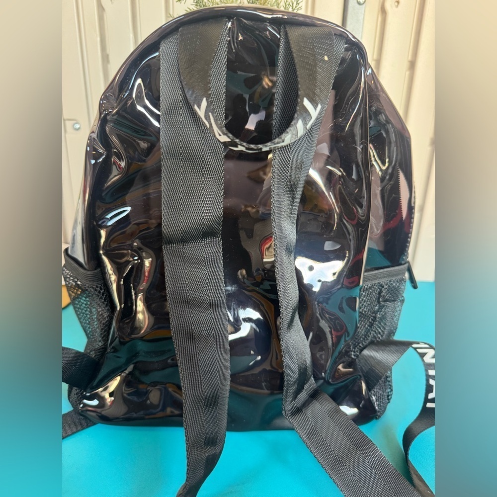 Glossy Black Backpack - Picture 5 of 7